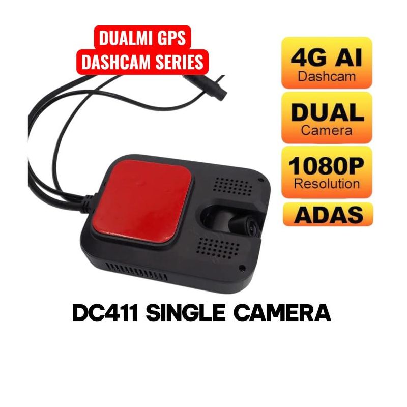 DC411 SINGLE CAMERA DASHCAM 4G With ADAS