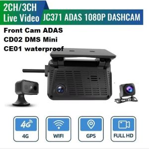 JC371 Multi-Channel AI ADAS 1080P DashCam